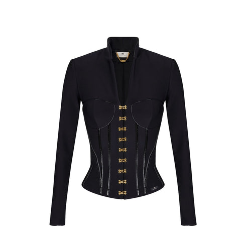 Giacca Donna in neoprene, con ganci frontali